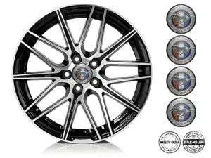 Ford Wheel Emblems Version Premium Label Design